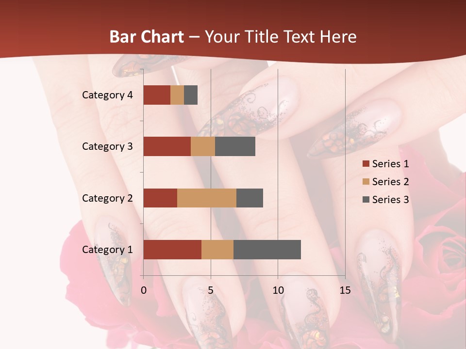 Purity French Nail PowerPoint Template