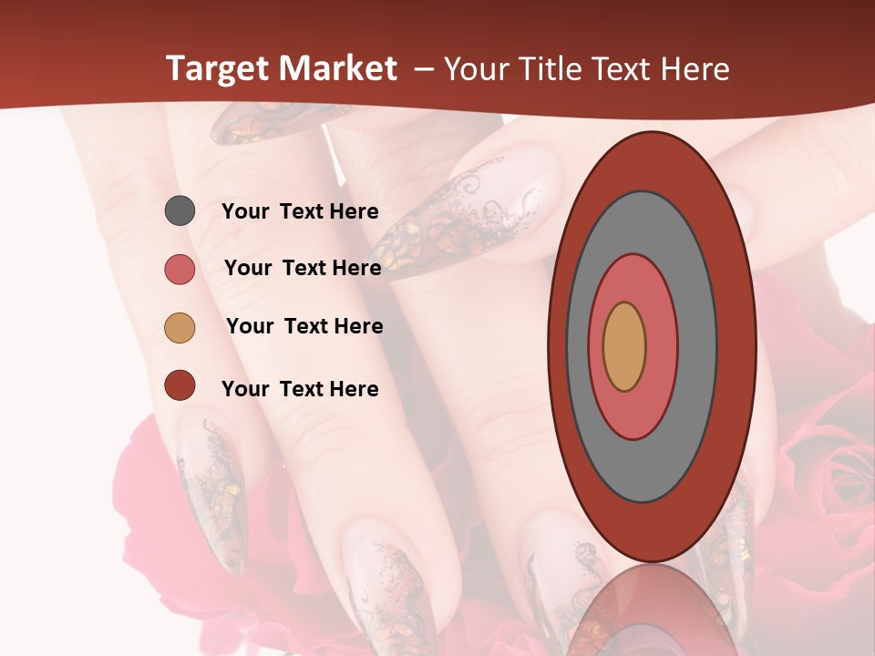 Purity French Nail PowerPoint Template