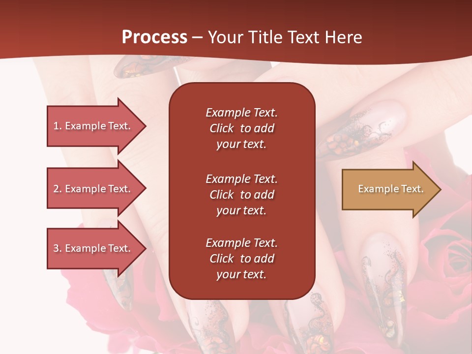 Purity French Nail PowerPoint Template