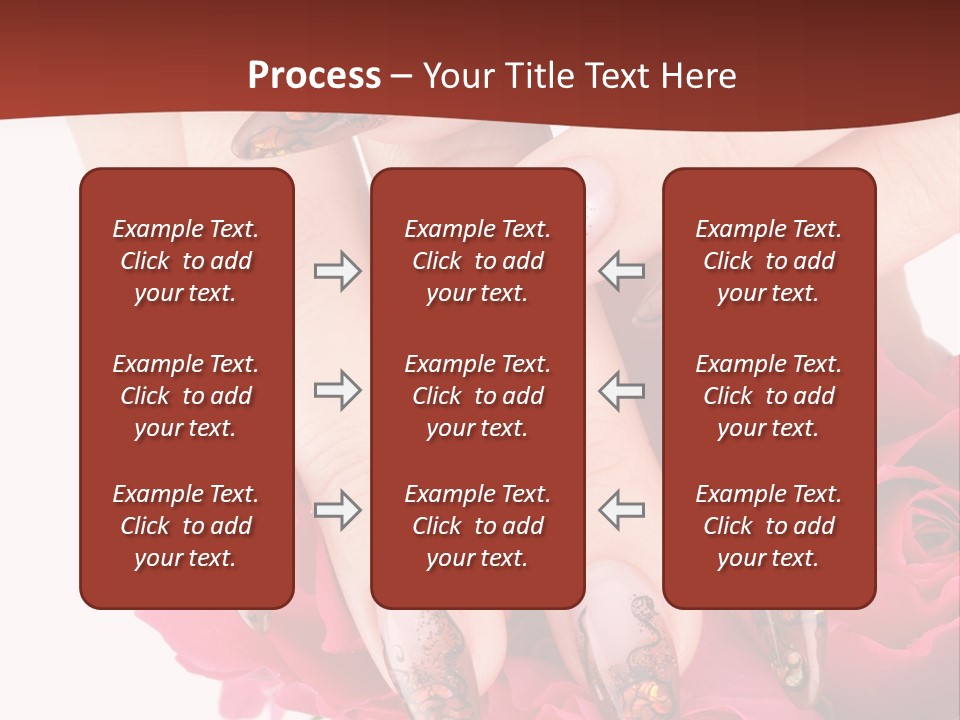 Purity French Nail PowerPoint Template