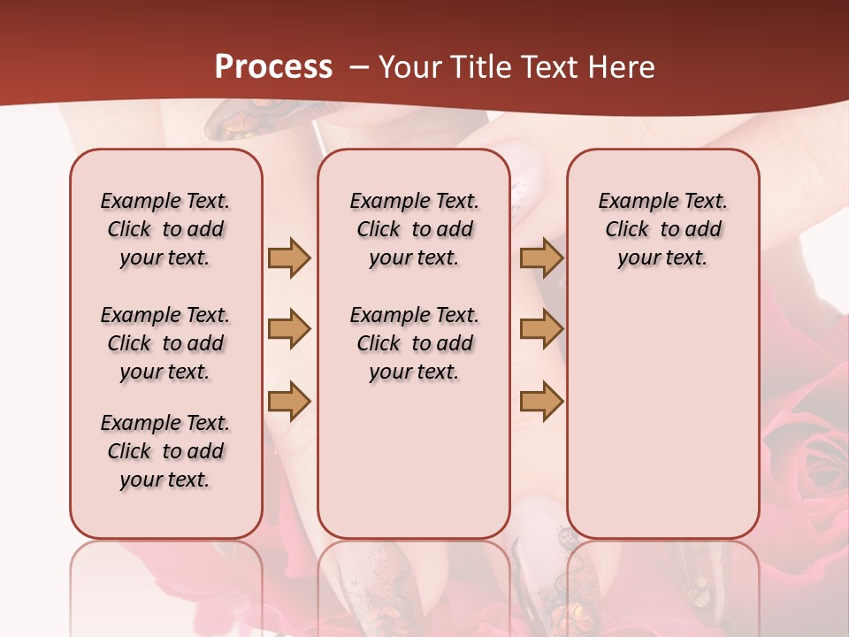 Purity French Nail PowerPoint Template