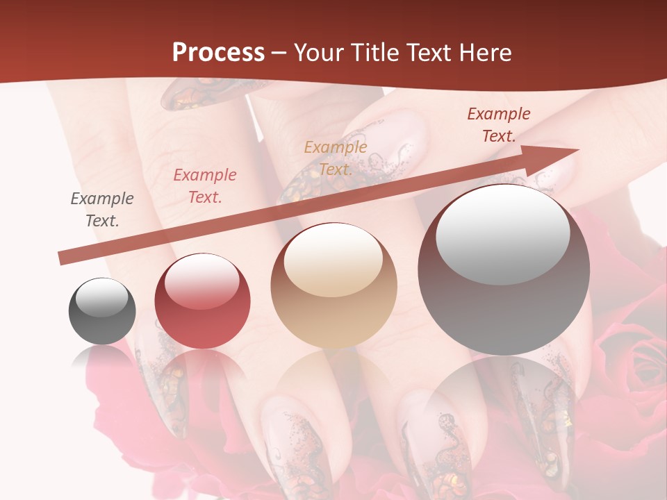 Purity French Nail PowerPoint Template