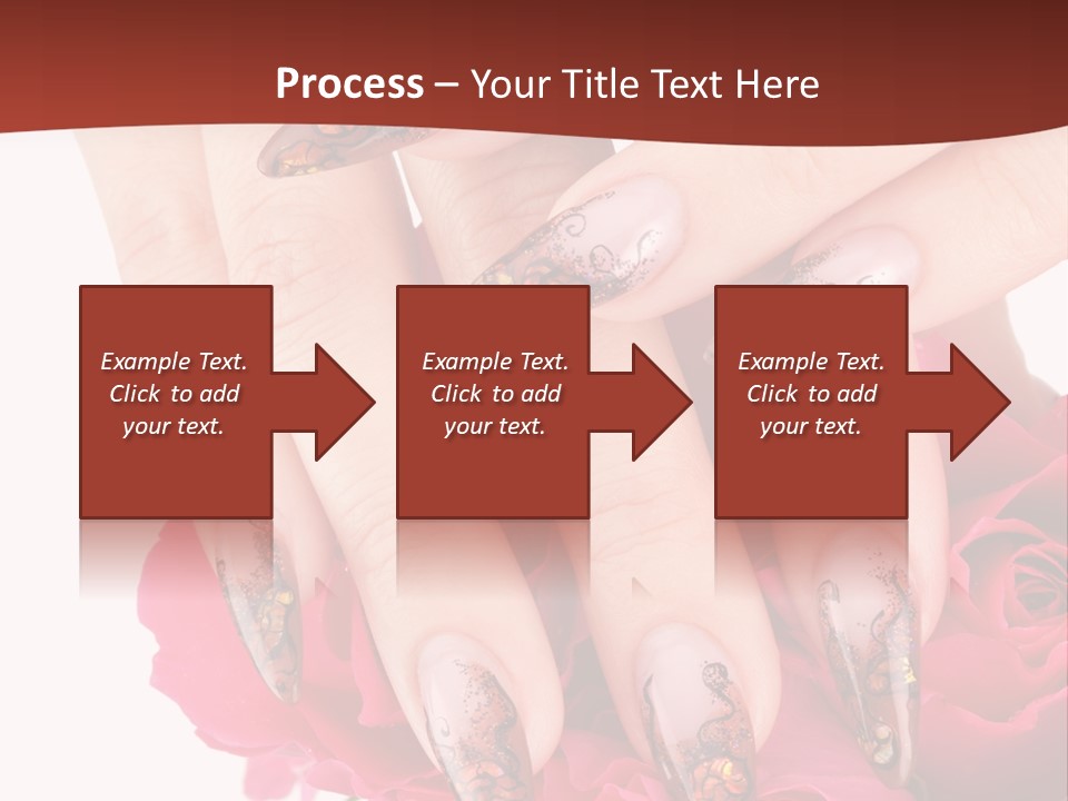 Purity French Nail PowerPoint Template