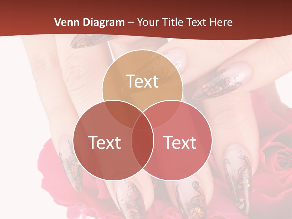 Purity French Nail PowerPoint Template