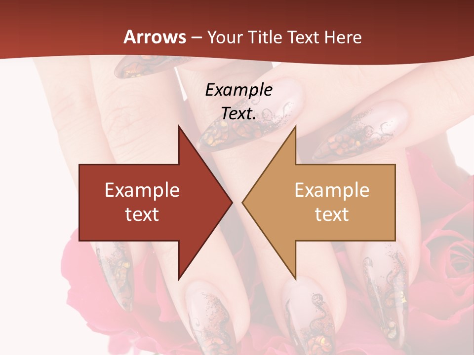 Purity French Nail PowerPoint Template