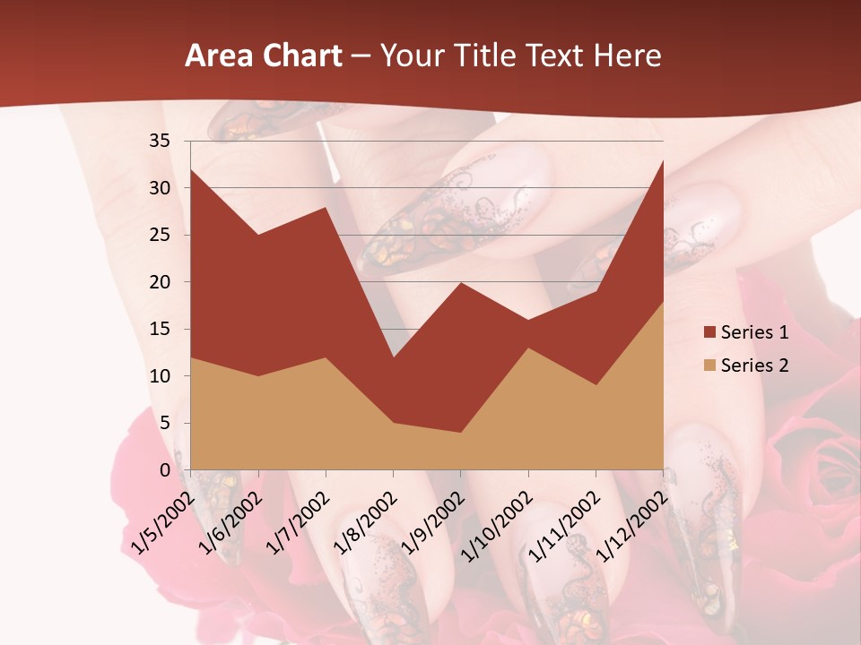 Purity French Nail PowerPoint Template