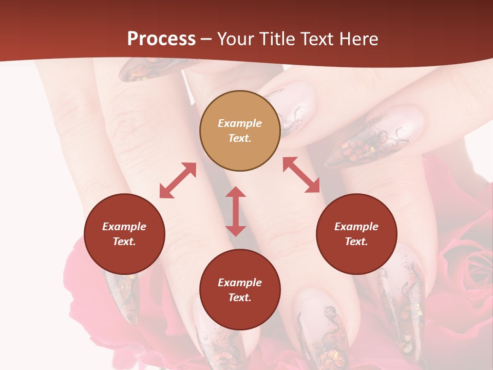 Purity French Nail PowerPoint Template