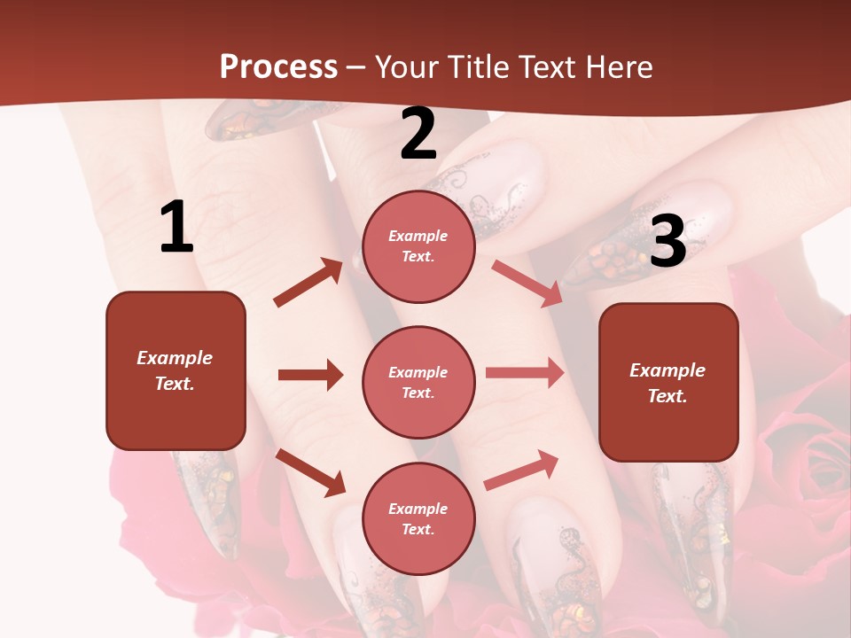 Purity French Nail PowerPoint Template