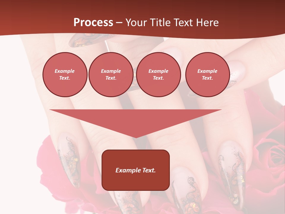 Purity French Nail PowerPoint Template