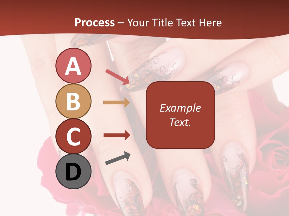 Purity French Nail PowerPoint Template