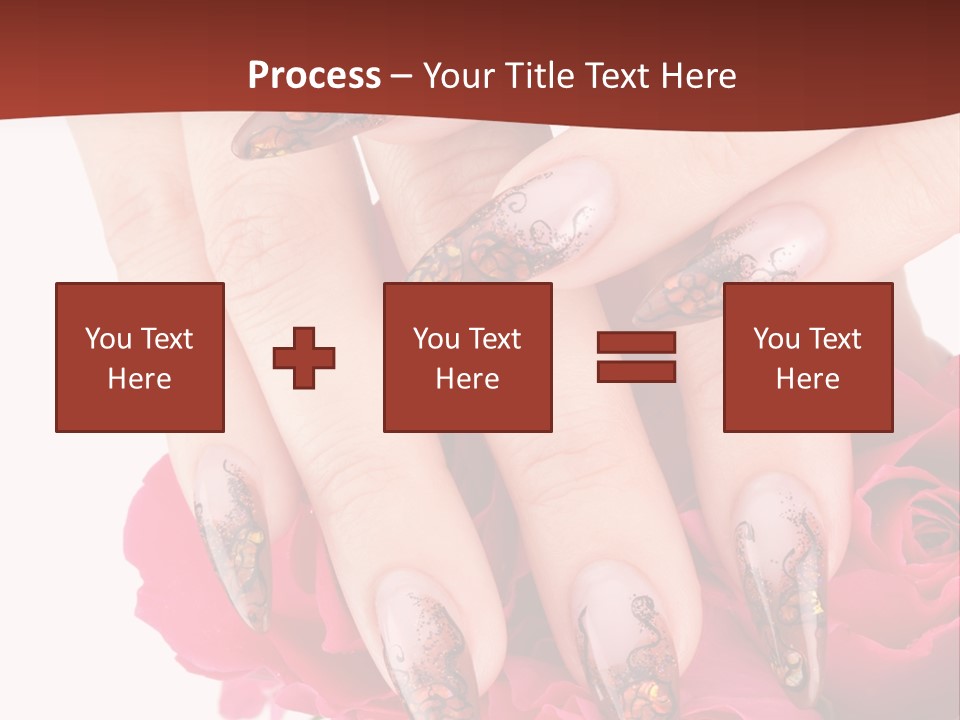 Purity French Nail PowerPoint Template