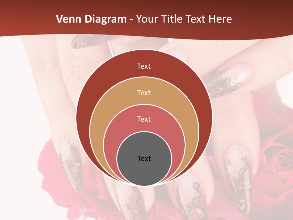 Purity French Nail PowerPoint Template