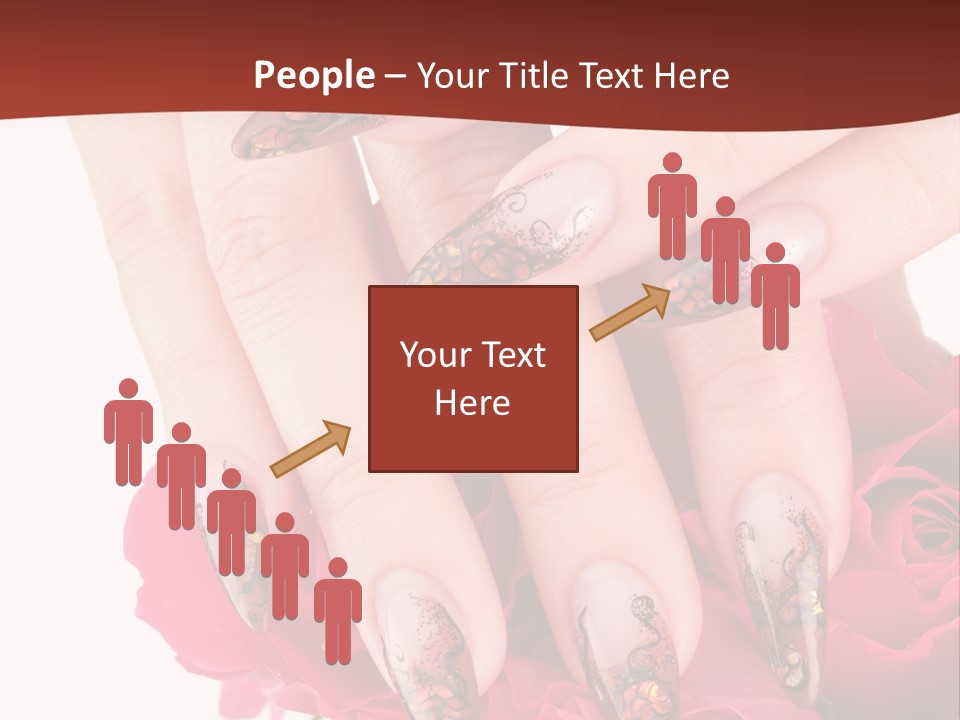 Purity French Nail PowerPoint Template