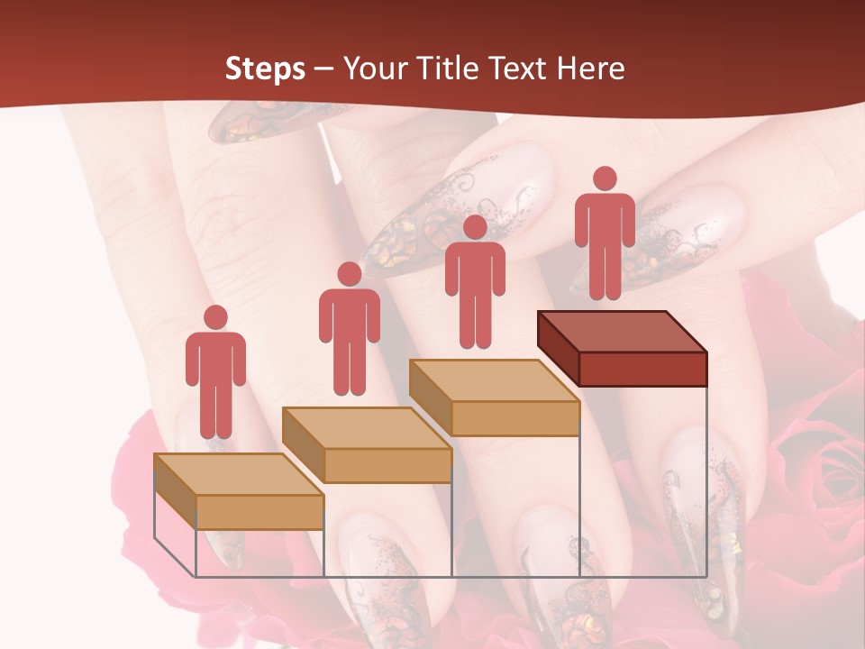 Purity French Nail PowerPoint Template