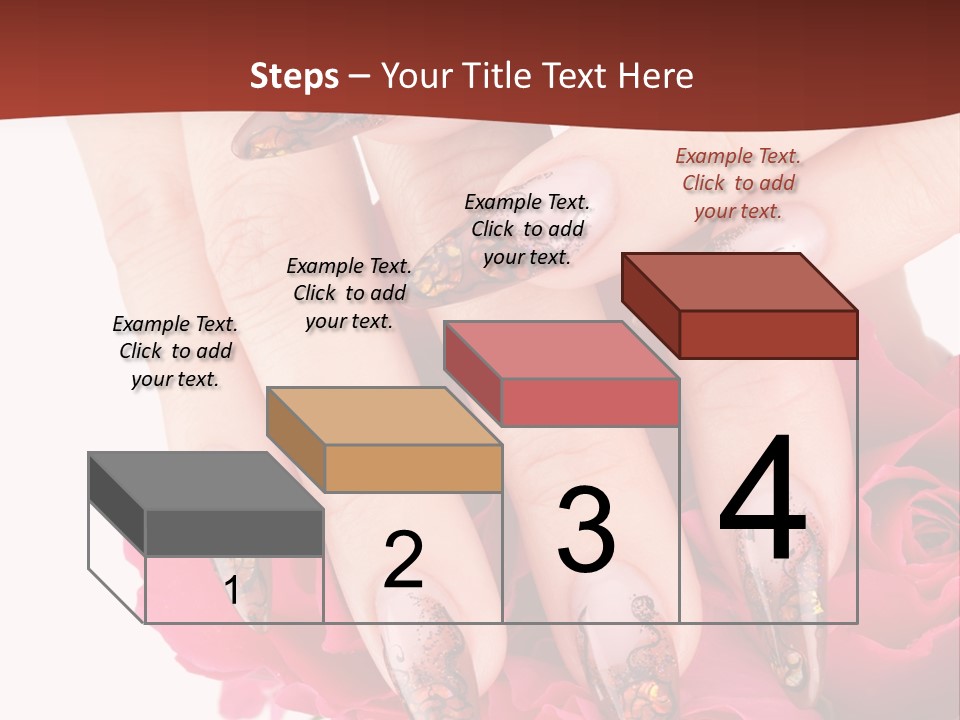 Purity French Nail PowerPoint Template