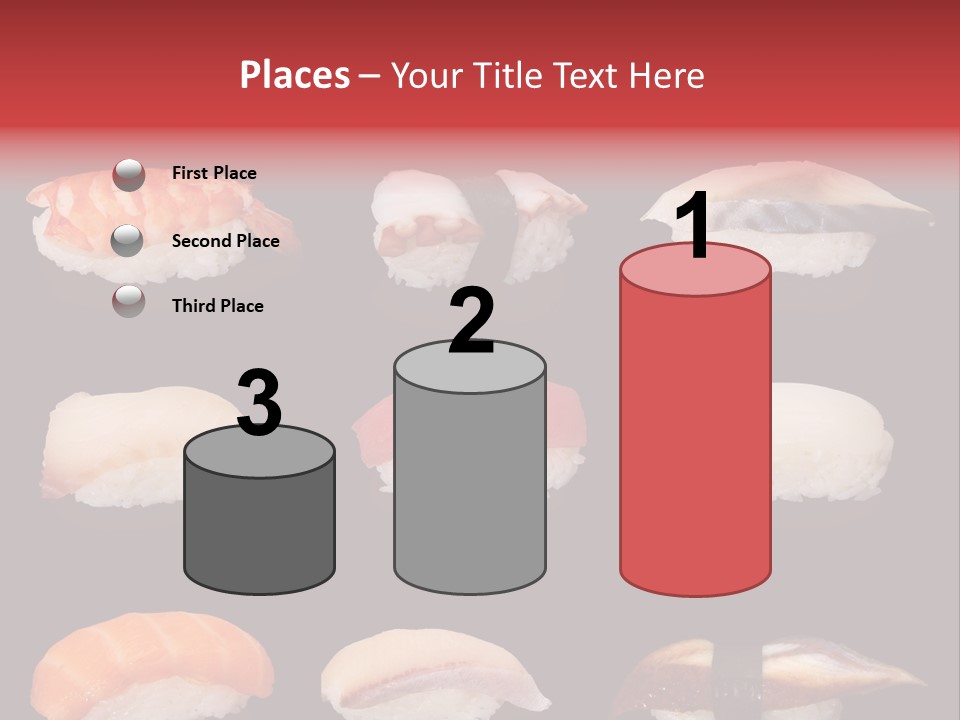 Yellow Salmon Soy PowerPoint Template