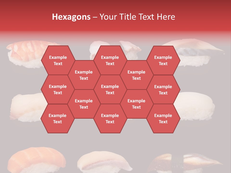 Yellow Salmon Soy PowerPoint Template