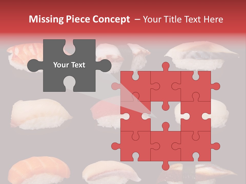 Yellow Salmon Soy PowerPoint Template