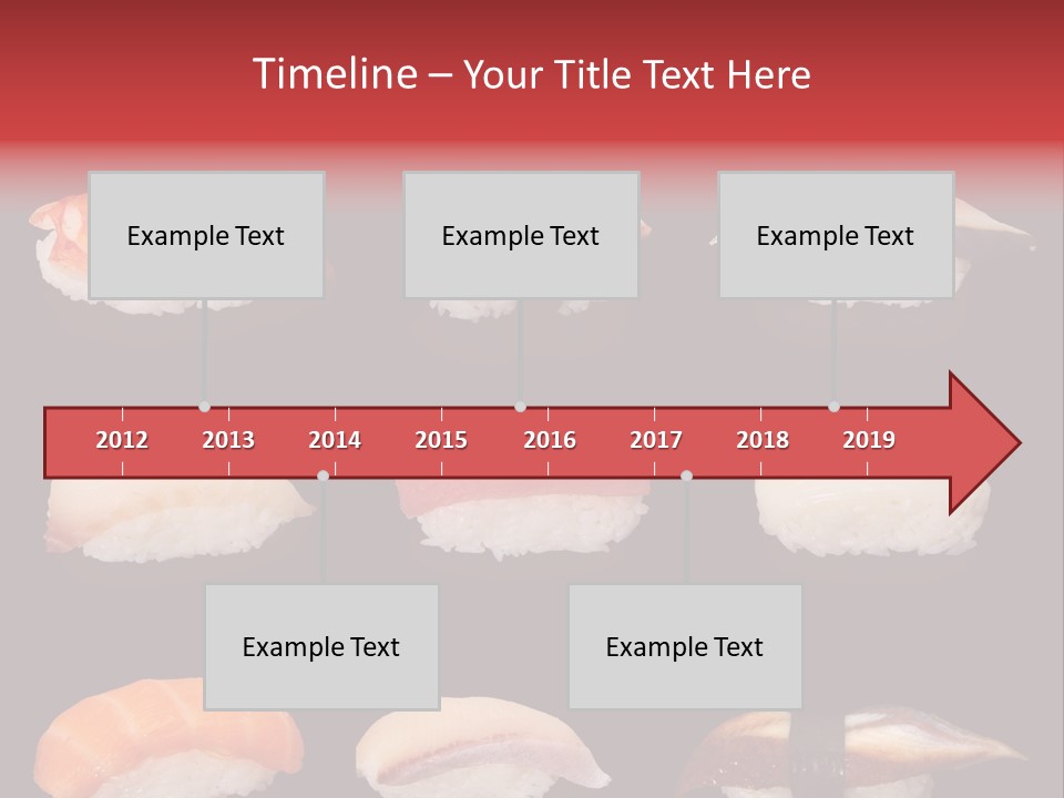 Yellow Salmon Soy PowerPoint Template