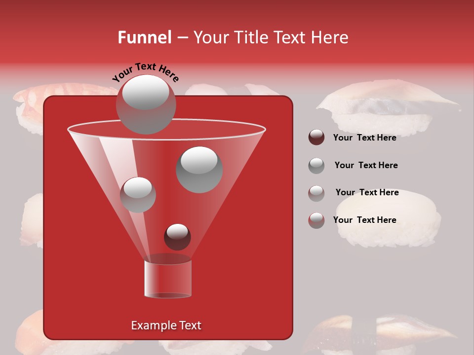 Yellow Salmon Soy PowerPoint Template