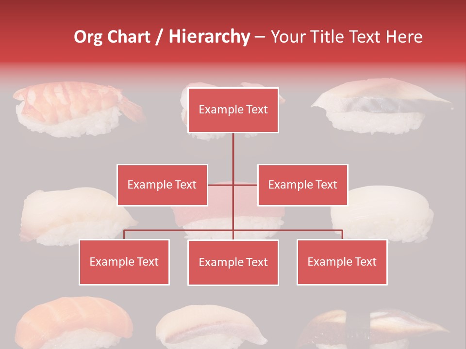 Yellow Salmon Soy PowerPoint Template