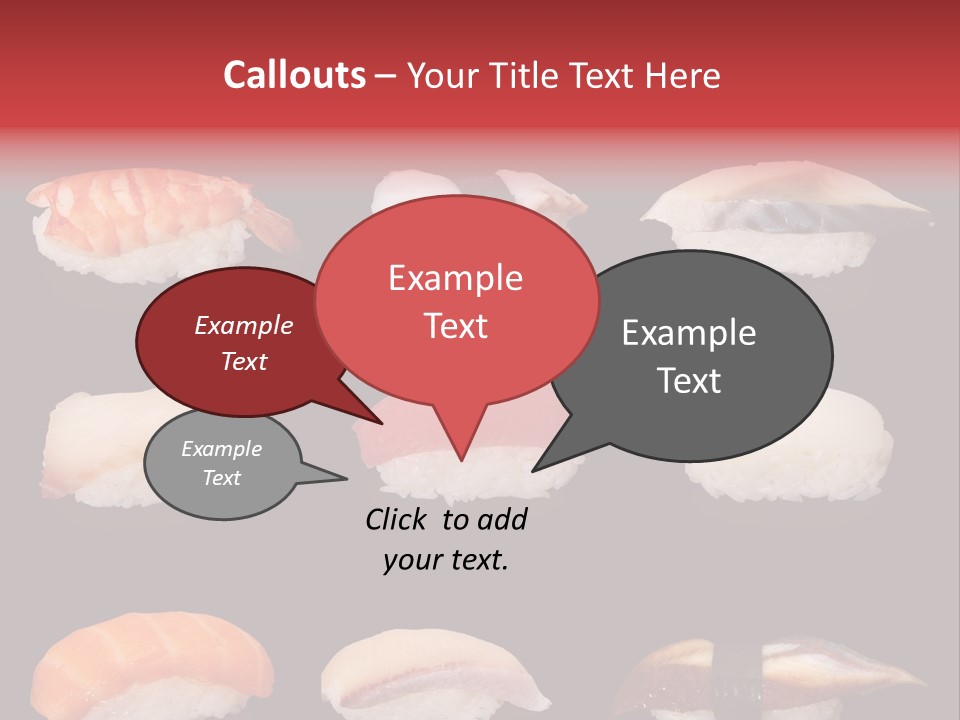 Yellow Salmon Soy PowerPoint Template