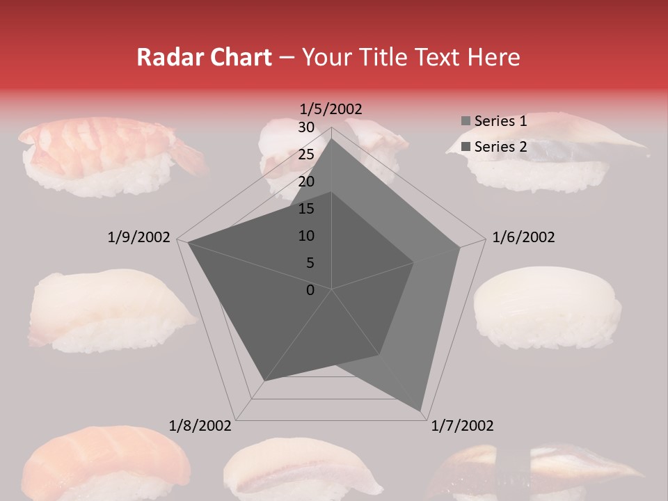 Yellow Salmon Soy PowerPoint Template