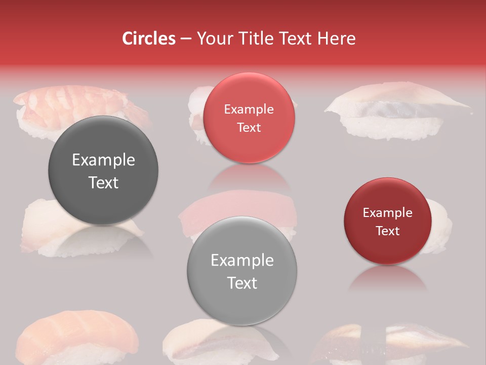 Yellow Salmon Soy PowerPoint Template