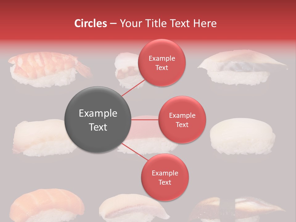 Yellow Salmon Soy PowerPoint Template