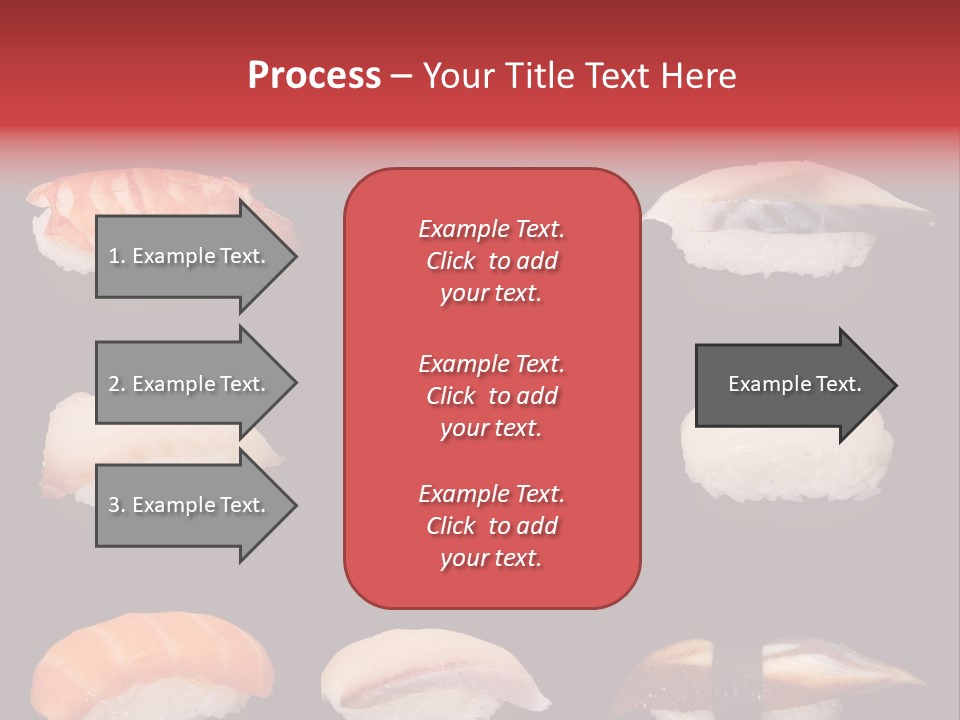 Yellow Salmon Soy PowerPoint Template