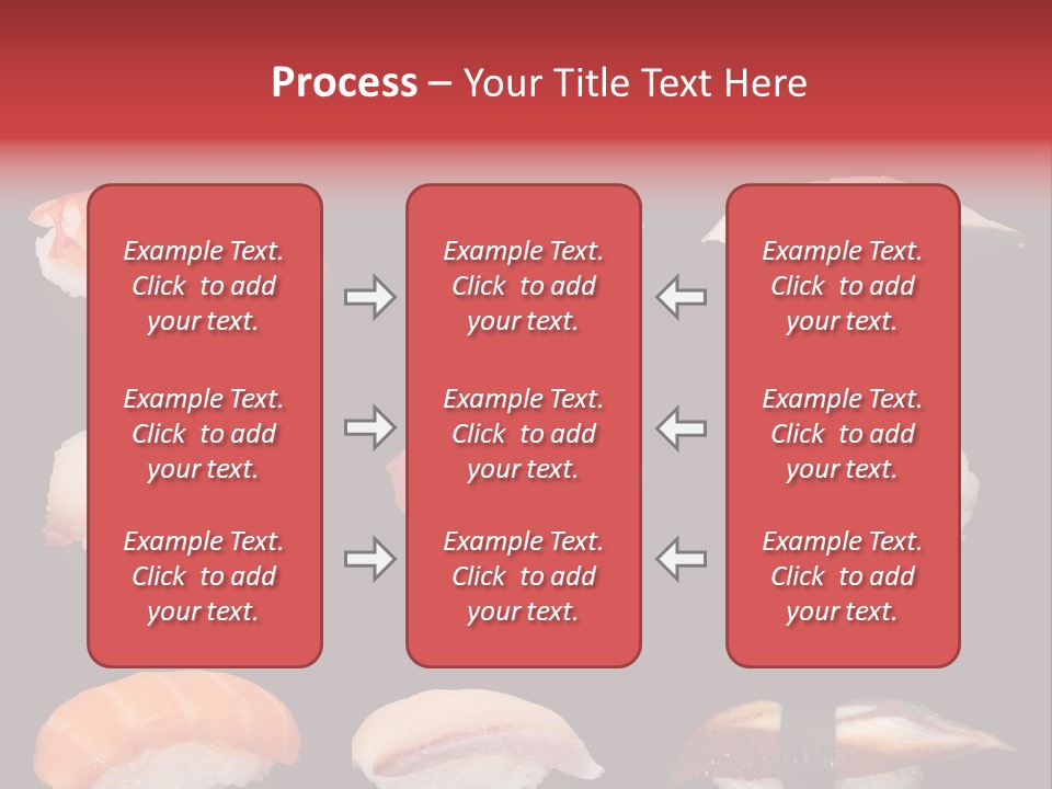 Yellow Salmon Soy PowerPoint Template