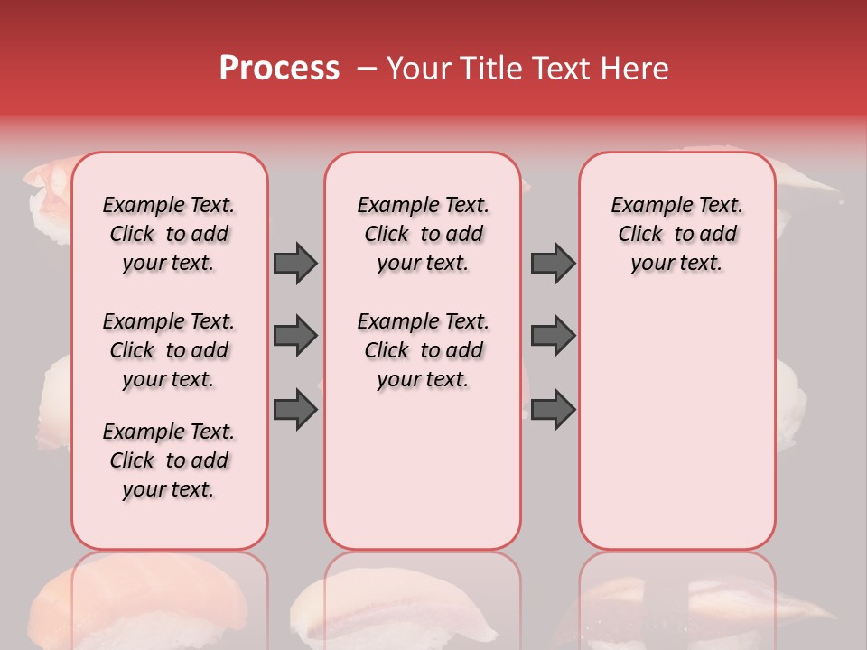 Yellow Salmon Soy PowerPoint Template