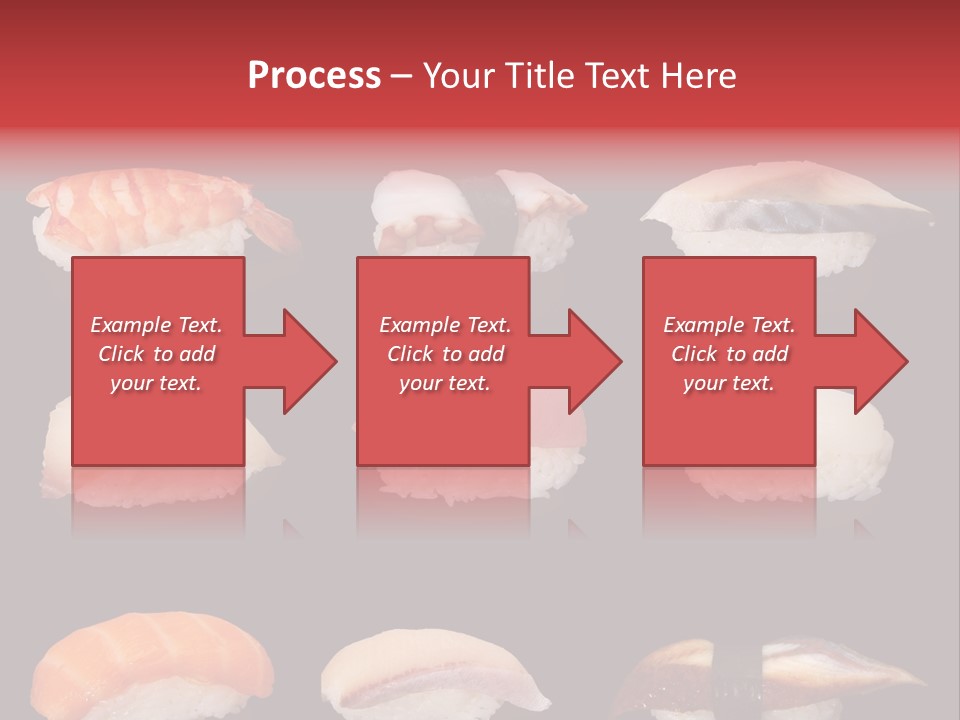 Yellow Salmon Soy PowerPoint Template