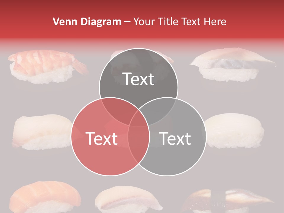 Yellow Salmon Soy PowerPoint Template