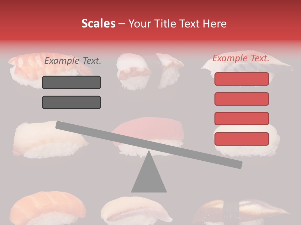 Yellow Salmon Soy PowerPoint Template