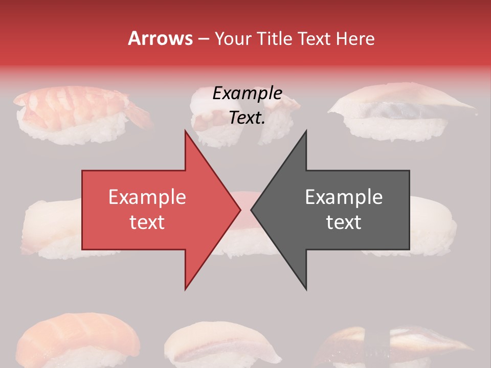 Yellow Salmon Soy PowerPoint Template