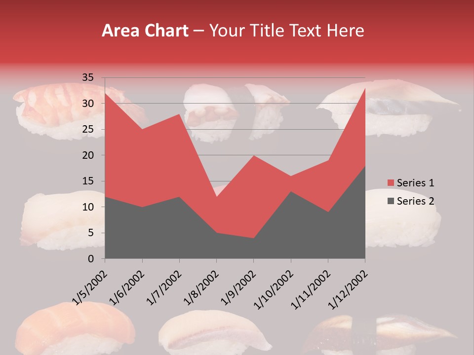 Yellow Salmon Soy PowerPoint Template
