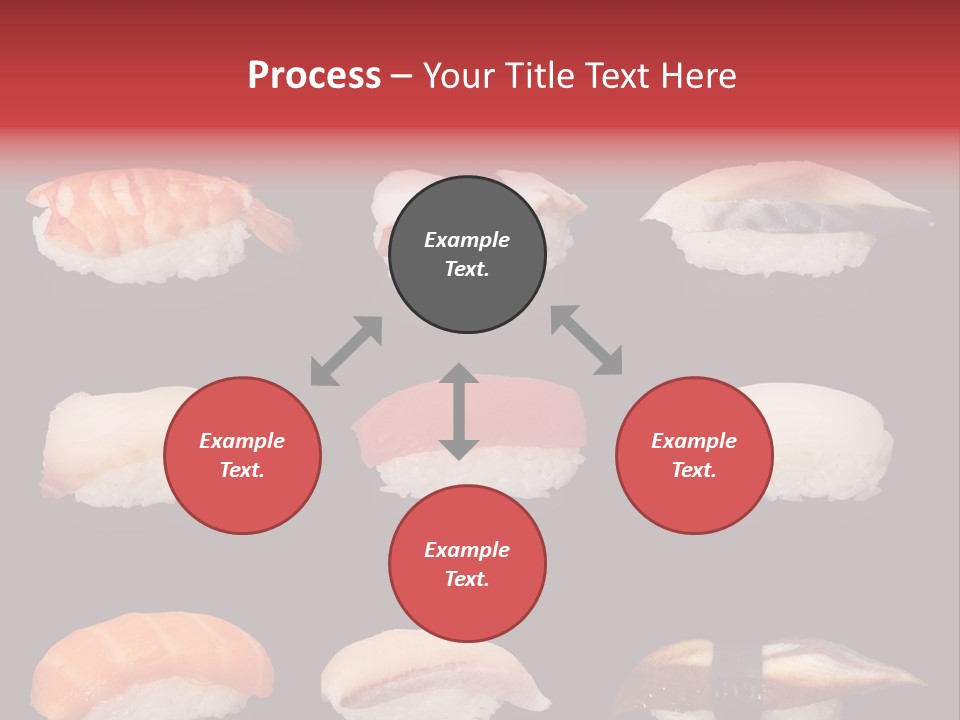 Yellow Salmon Soy PowerPoint Template