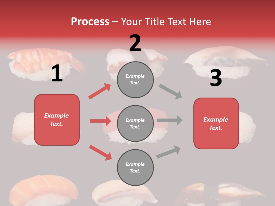 Yellow Salmon Soy PowerPoint Template