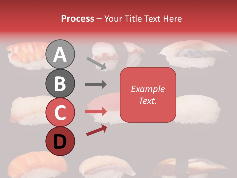 Yellow Salmon Soy PowerPoint Template