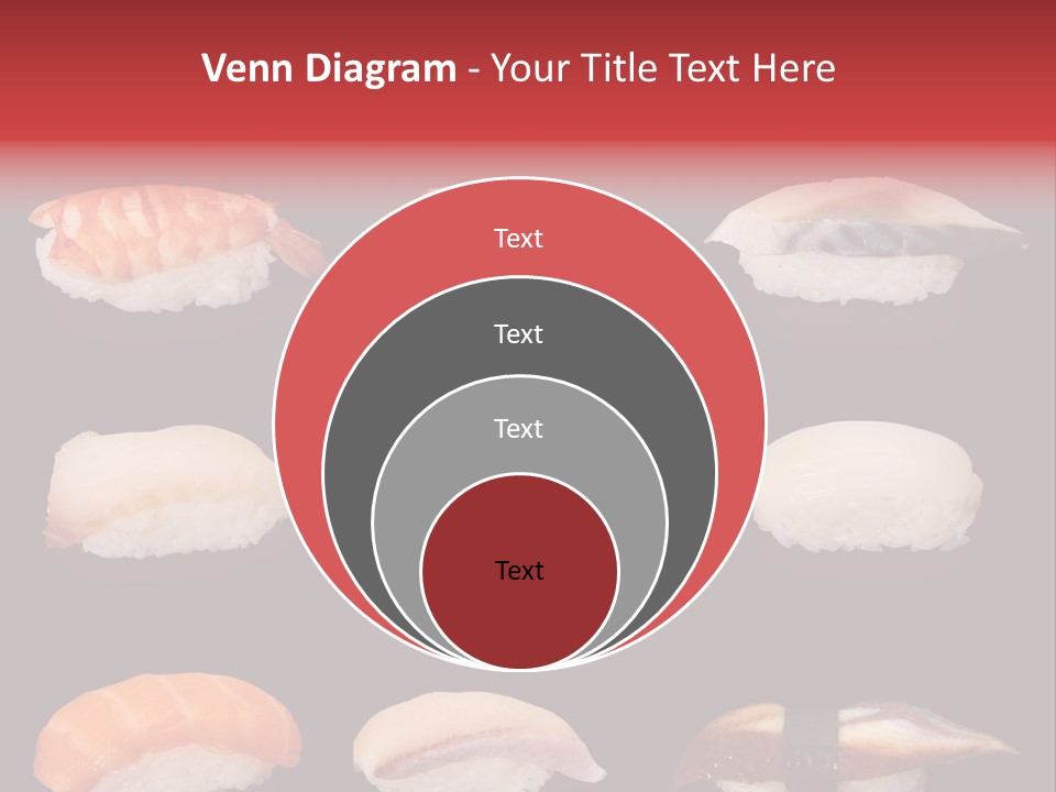 Yellow Salmon Soy PowerPoint Template