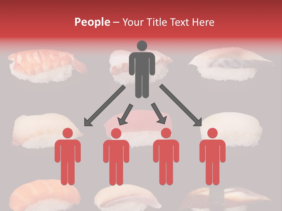 Yellow Salmon Soy PowerPoint Template