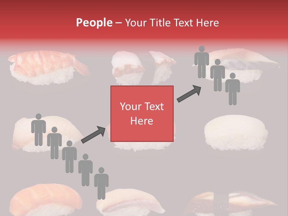 Yellow Salmon Soy PowerPoint Template