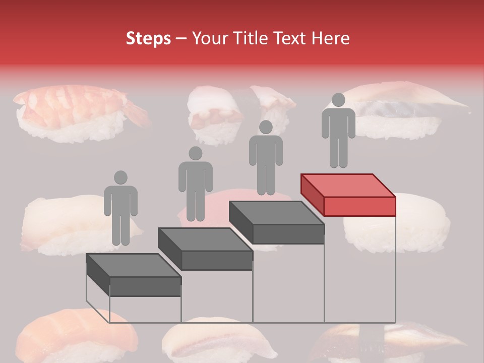 Yellow Salmon Soy PowerPoint Template