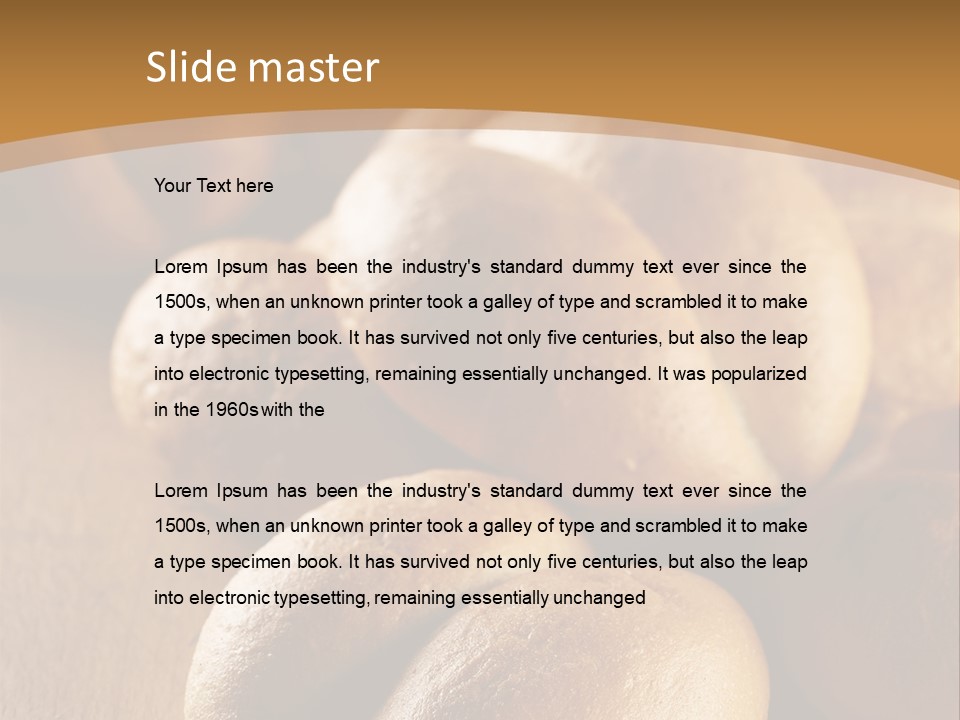 Crust Brown Breakfast PowerPoint Template