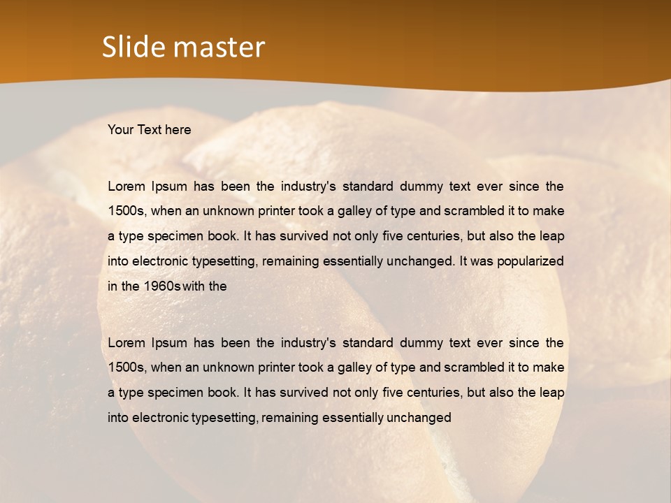 Bread Snack Crust PowerPoint Template