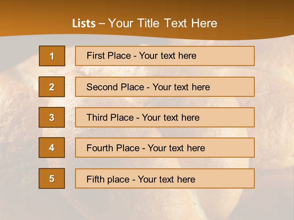 Bread Snack Crust PowerPoint Template