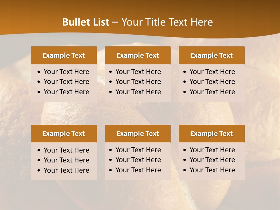 Bread Snack Crust PowerPoint Template