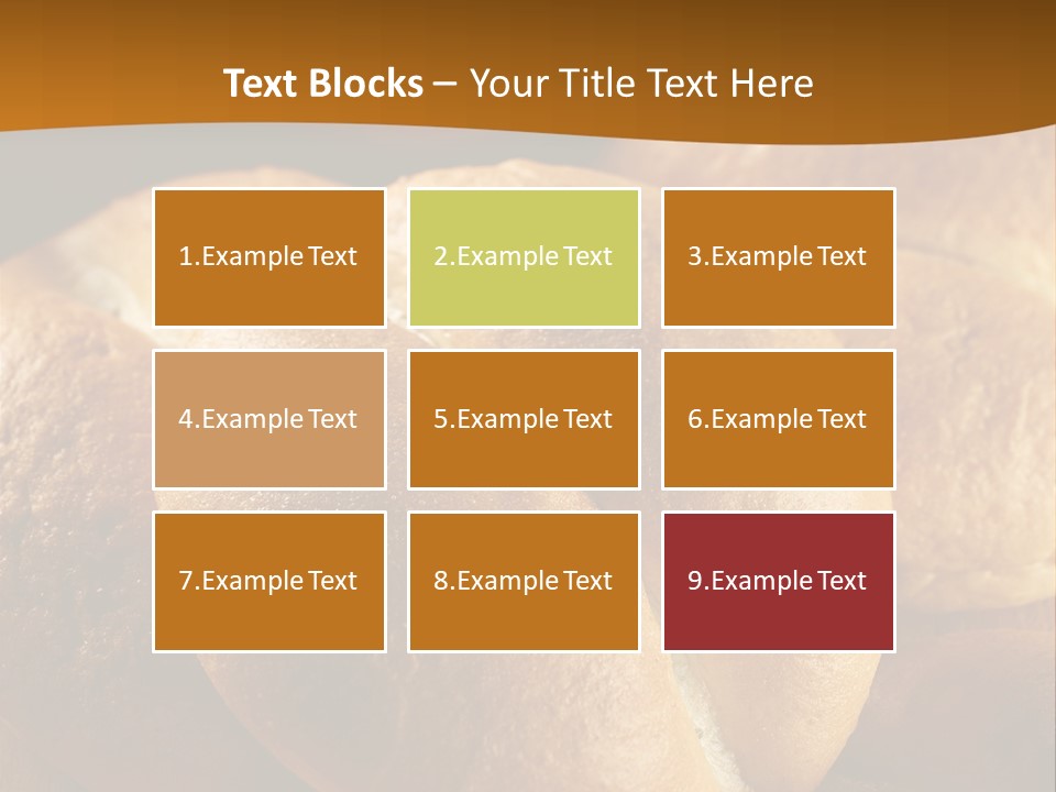 Bread Snack Crust PowerPoint Template