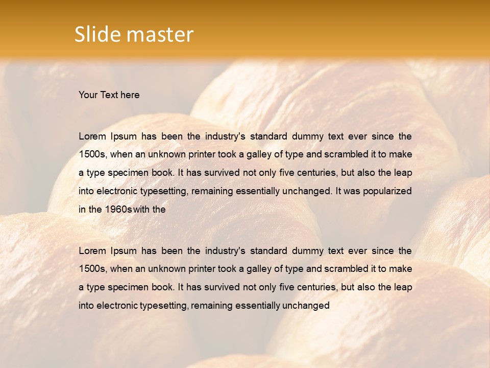 Refreshment Fresh Baked PowerPoint Template